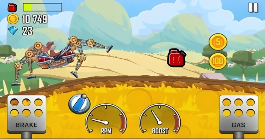 Top 10 Most Popular Android Games Of All Time: Hill Climb Racing