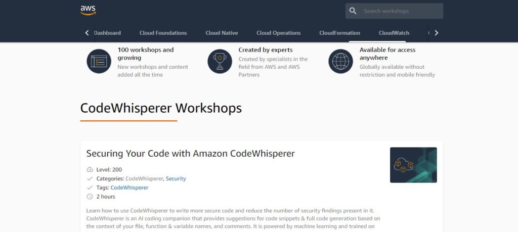Amazon CodeWhisperer