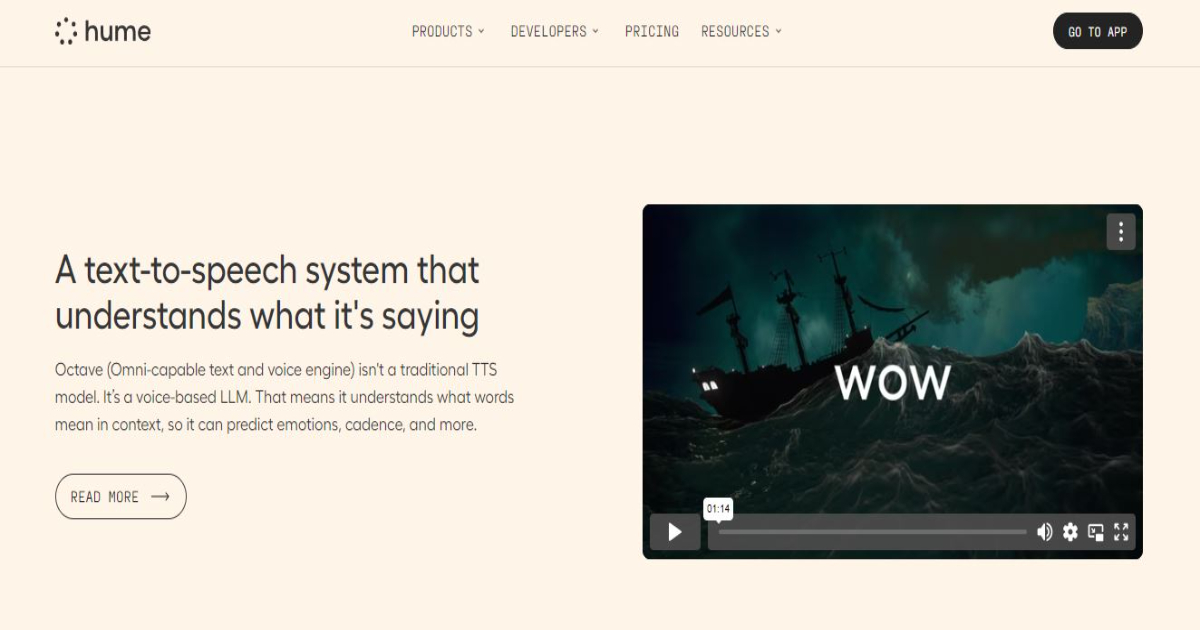 Hume AI: Best Emotional Intelligence AI Tool
