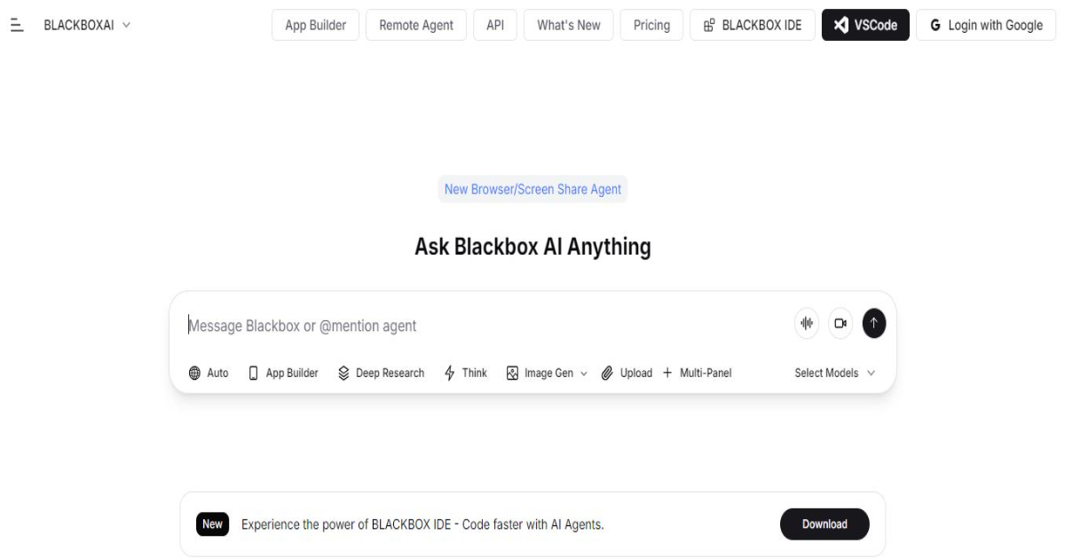 BlackBox AI Coding Agent