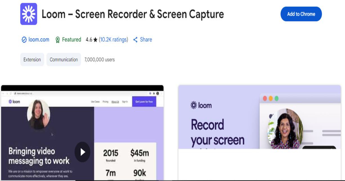 Loom Chrome extension