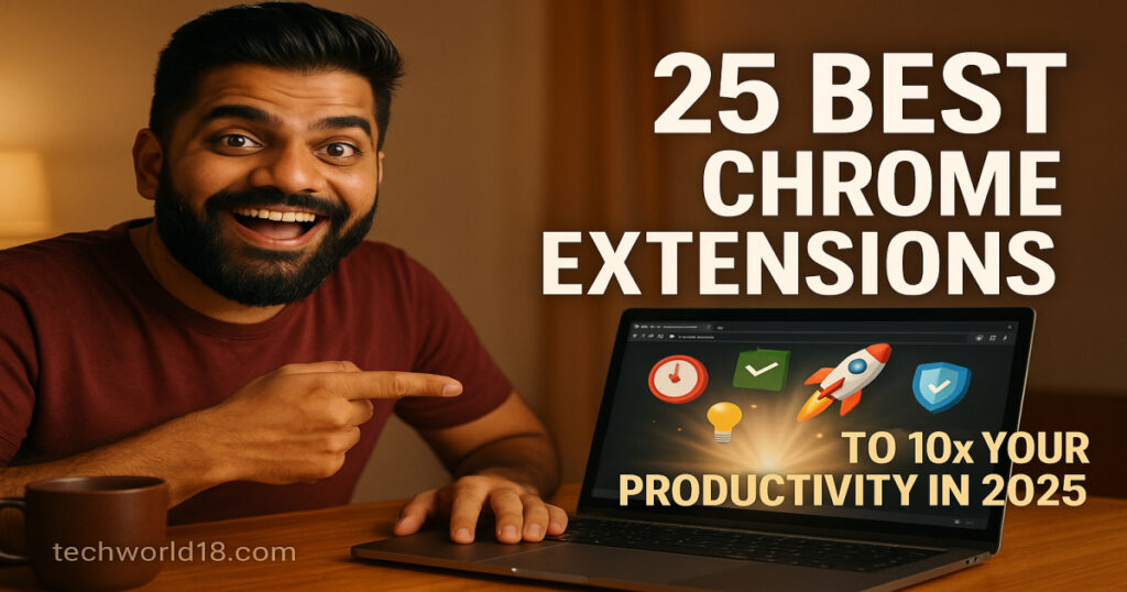 25 Best Chrome Extensions to 10x Your Productivity in 2025