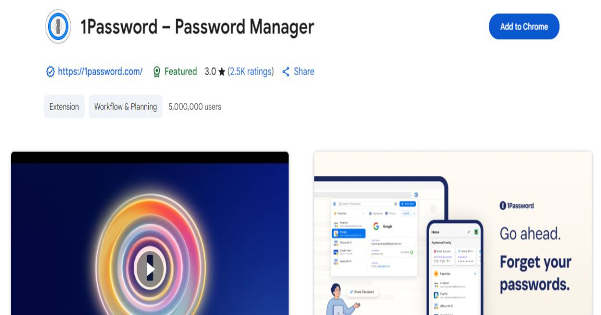 1Password Chrome extension: 25 Best Chrome Extensions to 10x Your Productivity in 2025