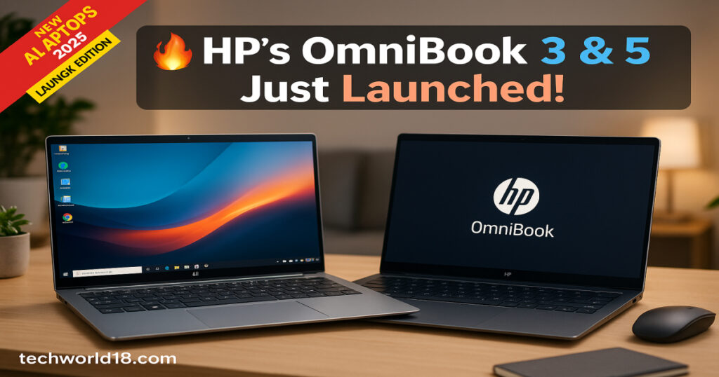 HP Launches AI OmniBook 3 & 5 Series with Game-Changing Features You Shouldn’t Miss